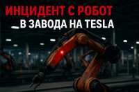 Служител съди Tesla за 51 милиона долара след удар от заводски робот