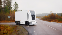 Шведски автономен електрически камион премина успешни тестове в белгийското пристанище Антверпен-Брюж