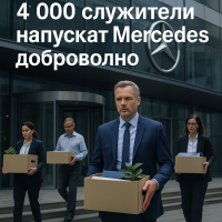 Mercedes изплаща до 540 000 евро, за да намали персонала