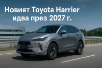 Toyota подготвя нов Harrier като купе-кросоувър за 2027 г.