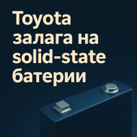 Toyota удвоява усилията си за твърдотелни батерии с пробег над 1 200 км