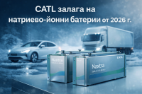 CATL потвърждава мащабно внедряване на натриево-йонни батерии през 2026 г.