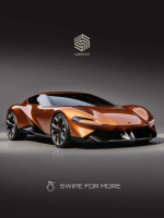 Lamborghini Abiura е дигитален трибют към Miura с по-меки линии