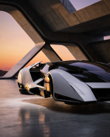 Концепт за летящ Lamborghini е създаден като CGI визия във вселената на Blade Runner