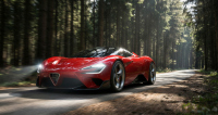 Alfa Romeo Fortunata показва визия за съперник на Corvette