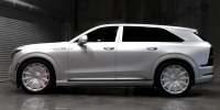 Cadillac Escalade IQL получи матово сребърно фолио