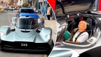 Aston Martin Valkyrie отиде за авокадо в центъра на Лондон
