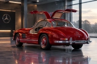 Mercedes-Benz 300 SL получи „чайка“ врати заради рамата