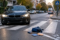 BMW блъсна 10-годишно дете на пешеходна пътека