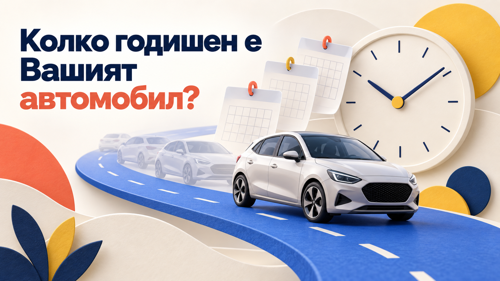 Колко годишен е Вашият автомобил?
