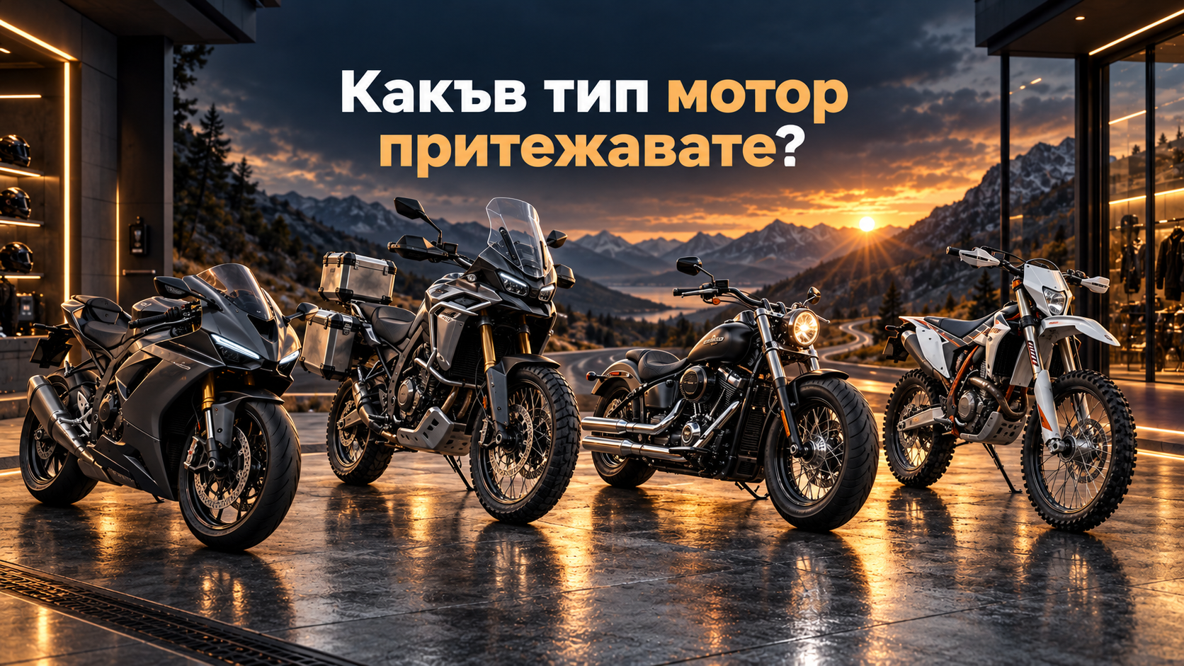 Какъв тип мотор притежавате?